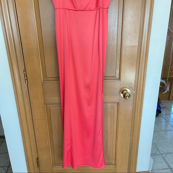NWOT BCBGeneration Full Length Cut Out Evening Dress Size 10 - Picture 3 of 9